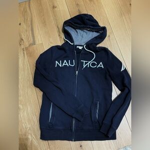 Nautica zip up hoodie Small